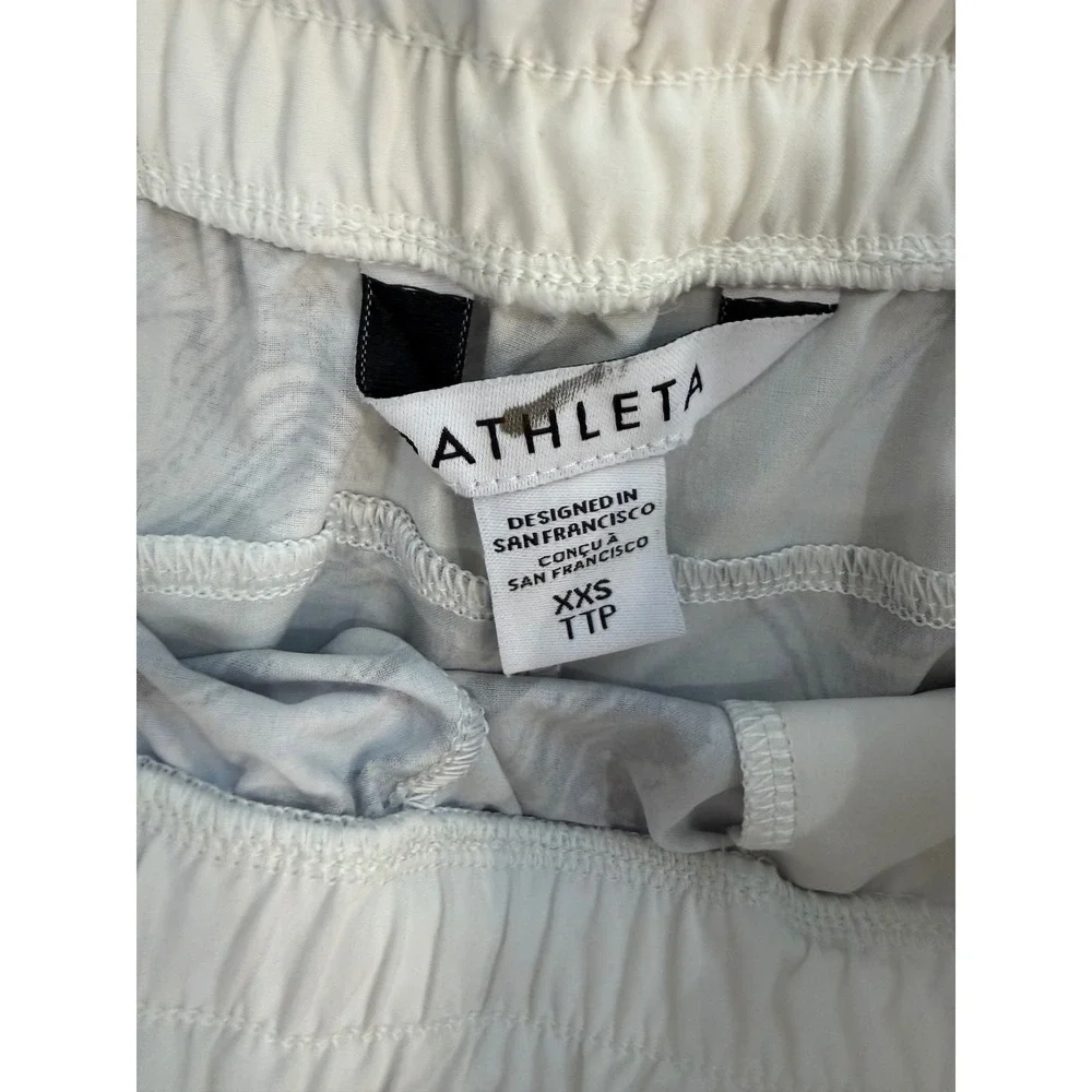 Athleta All Activity Shorts XXS Blue Black Marble Swirl Print Athletic‎ Running